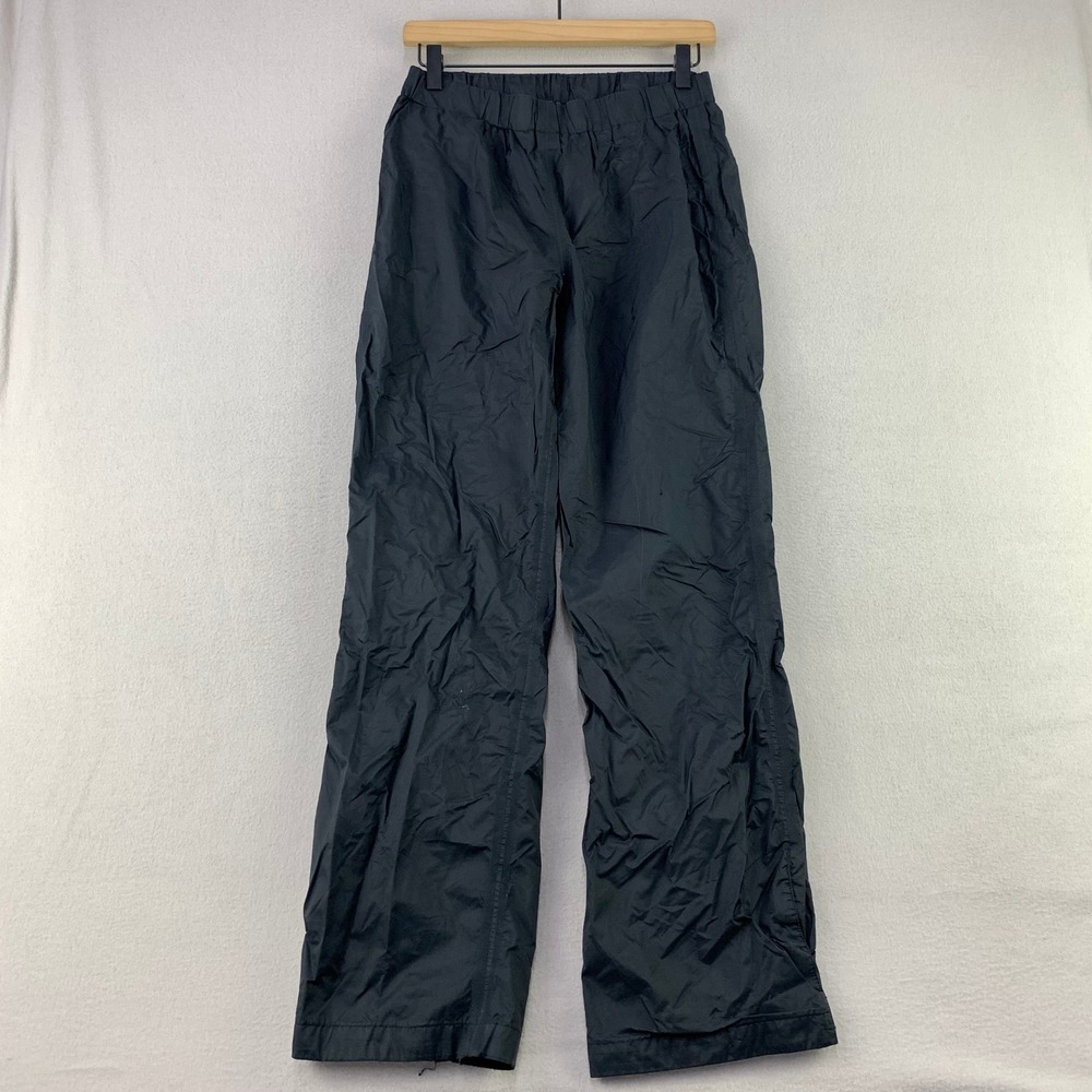 Columbia Rain Pants Mens Medium Black Outdoor Hiking Lightweight Breathable